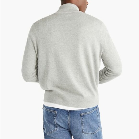 J. Crew Men's Cotton Half-Zip Pullover Sweater Navy Blue M - Picture 11 of 11